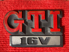 VW Golf 2 II US USA ORIGINAL Emblem GTI 16V Westmoreland Heck hinten Rabbit