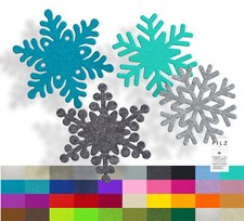 1 Filz Schneeflocke -