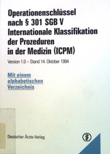 Operationenschlüssel nach § 301 SGB V, Internationale Klassifikation der Prozedu