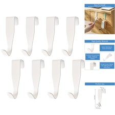 Türhaken 8 Stück Edelstahl Zum Einhängen Einzeln, Garderobenhaken Innenseite,...