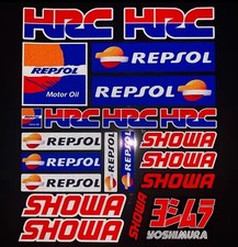 Honda HRC Motorrad Tank Helm