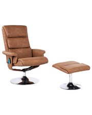 Massagesessel kunstleder braun - kunstleder,