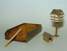 Taubenhaus, Hundehütte und