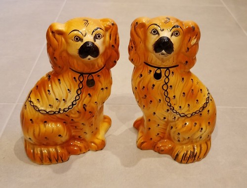 Porzellan hunde kaminhunde - porzellan,