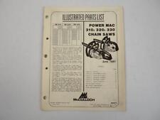 McCulloch PowerMac 310 320 330