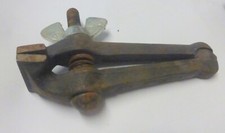 alte Schraubklemme Klemmbacken