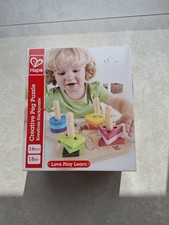 Hape kreatives Steckpuzzle - ab 18 Monaten - fördert die Motorik - aus Holz