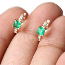 14k gelbgold princess cut - 14k,