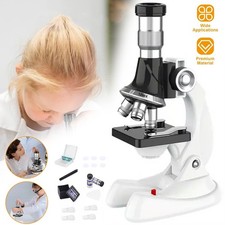 Mikroskop, 100x 600x 1200x Mikroskop Biologische Mikroskope Schülermikroskop LED