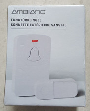 NEU ♥ AMBIANO ♥ Haus Funktürklingel Funkklingel Türklingel kabellos ♥ OVP