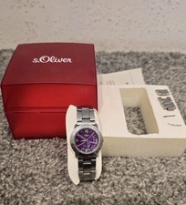 s.Oliver Armbanduhr Lila