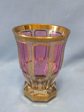 Antikes Art Deco Überfangglas