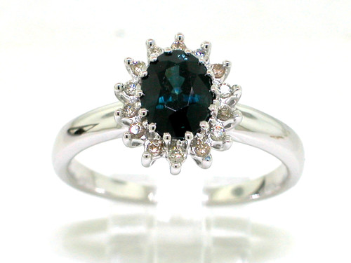 Saphir ring 585 weißgold - ring,