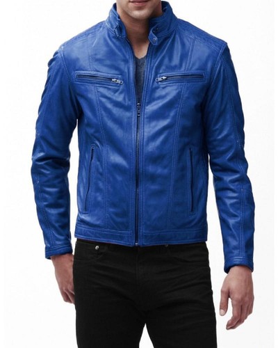 Herren lederjacke echtes - herren,