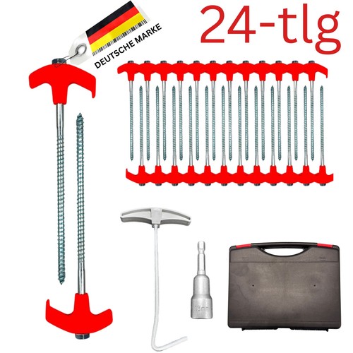 24x schraubheringe zeltheringe - 24x,