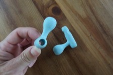 Set aus 2 x Stifthalter zur richtigen Haltung des Stifts Kinder türkis neuwertig