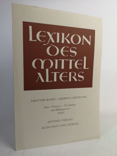 Lexikon des mittelalters - lexikon,