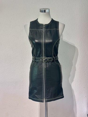 Echtleder lederkleid s - lederkleid, gr.
