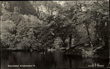 Ak Kristiansand Vest Agder Norwegen, Ravnedalen, Wasser, Bäume,... - 4846688