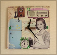 Wanduhr JANE Fifties Stil
