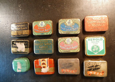 12x Grammophon Nadeldose Nadelschachtel antik versch. Marken Grammofon alt Nadel