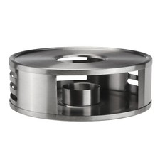 Edelstahl Stövchen mit Teelichthalter Teewärmer Speisenwärmer Warmhalteplatte