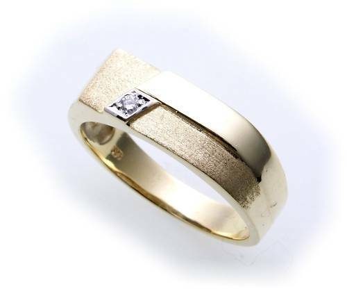 Herren ring echt gold 333 - herren,