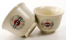 2 x Martini Glas Aperitif Tapas Olivenschale Snackschale Steingut Geschirr 1071