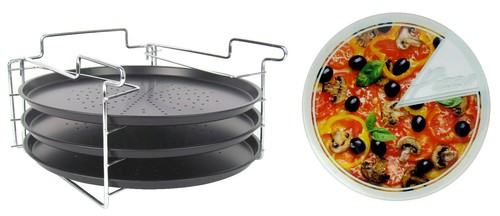 Pizzabackset halterung mit 3 - halterung,