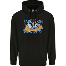 Wildwasser Rafting Paddeln auf Wildwasser Herren 80% Baumwolle Hoodie