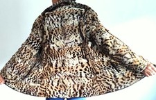 Pelzjacke echt Pelz gepunktet