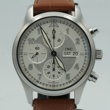 IWC FLIEGERCHRONO SPITFIRE AUTOMATIK HERREN UHR 42MM IW371705 STAHL TOP IWC092
