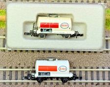 Märklin 8612 Spur Z Güterwagen Kesselwagen  ESSO 2 Stück weiß OVP