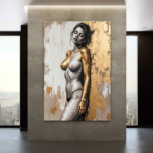 Gold nackte frau - nackte,