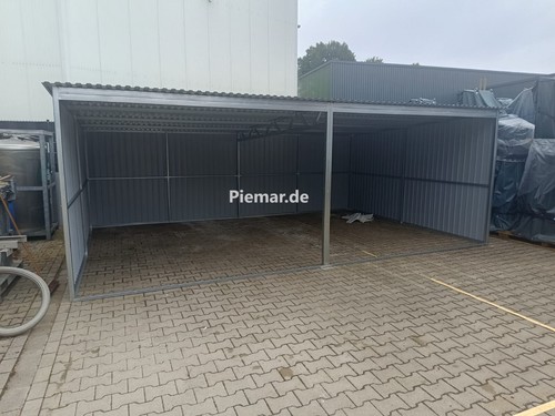 Blechgarage carport 6x6m - carport, in