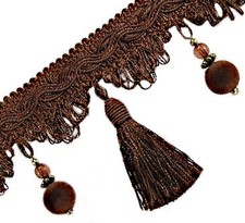 ab 1m Luxus Quastenborte 9cm