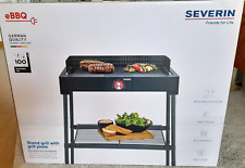 Severin PG 8563 Standgrill mit Grillplatte, Grill, Elektrogrill, Balkongrill