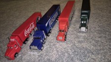 LKW Modell  Coca Cola Werbetruck Rot 1:87 und zusätzlich 3 weitere  Werbetrucks 