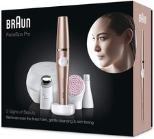 Braun FaceSpa Pro SE921, All-in-One Beauty-Gerät zur Gesichts-Epilation, inkl. G