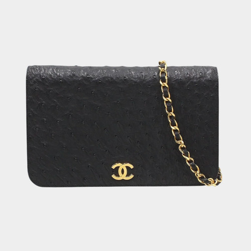 Chanel ostrich matelassé - chanel,