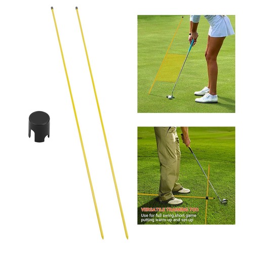 Golf ausrichtung stick putting - golf,
