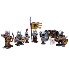 Ritter Set Haus Sturmkrähe V.1 - veredelte LEGO® Figuren von Custom Brick Design