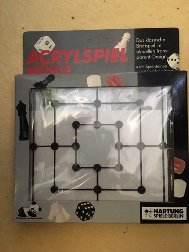 Acrylspiel mühle neu ovp - mühle,