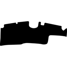 Fußmatte velours schwarz