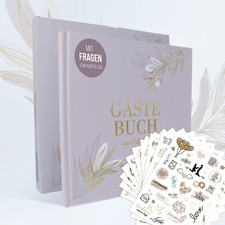 Gästebuch Hochzeit mit Fragen