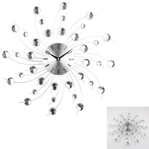 Wanduhr kristall metall - wanduhr, kristall,