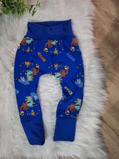 NEU Handmade Knickerbocker Slim Haremshosen  98 104 Dino Pumphose Jungen Anker
