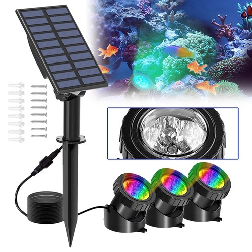 Led solar teichstrahler - led,