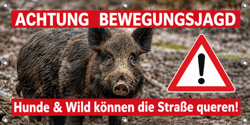 Banner treibjagd - banner,