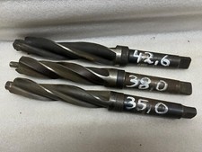 MK5, 3x Dreischneider, Aufbohrer, Senker, Metall Bohrer, DDR-Bestand, HSS